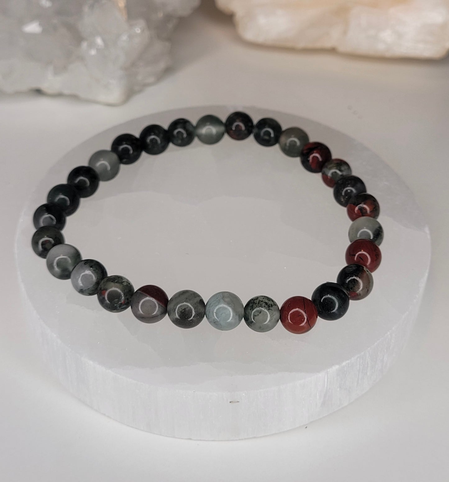 Bloodstone Crystal Bracelet