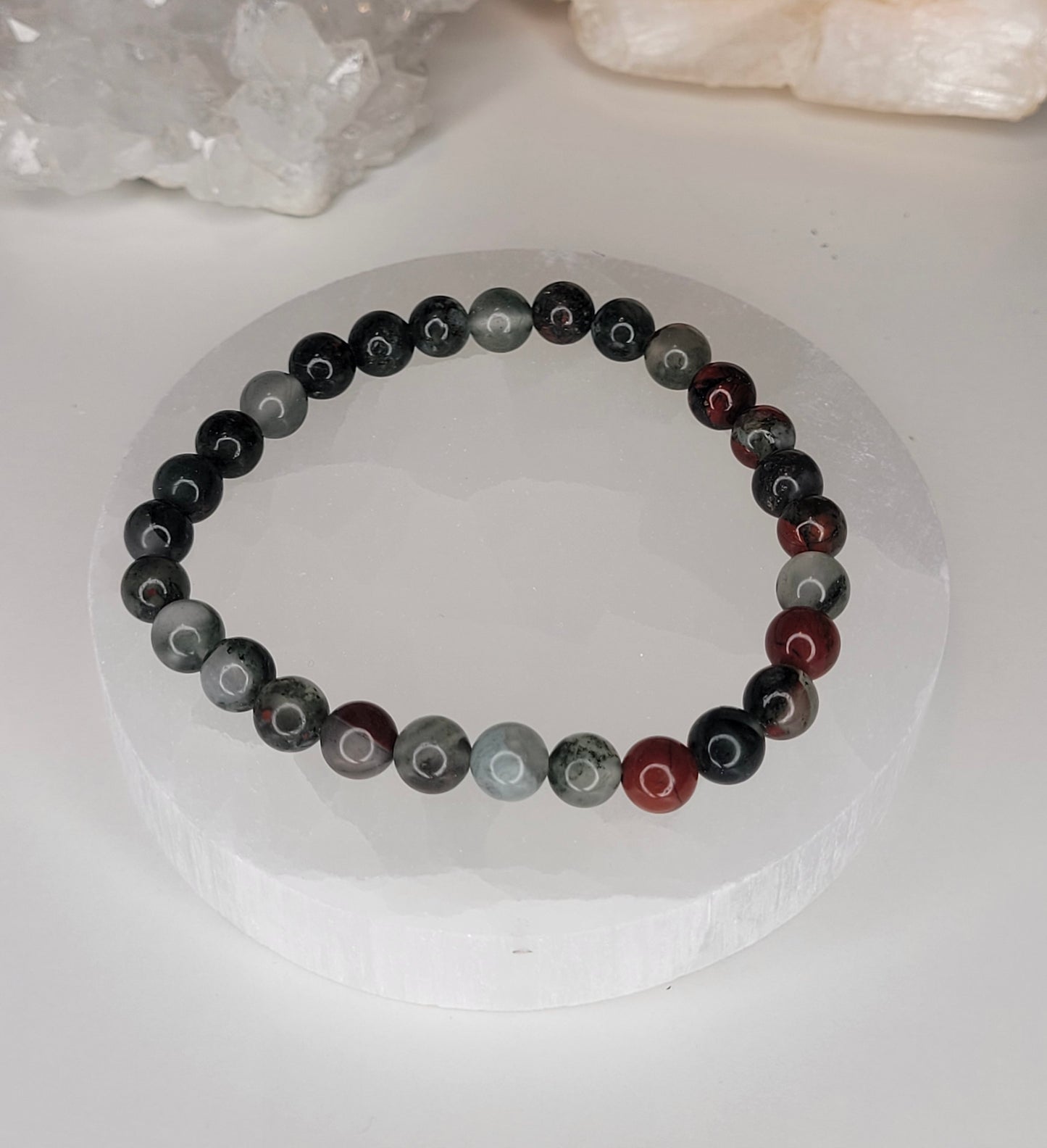 Bloodstone Crystal Bracelet