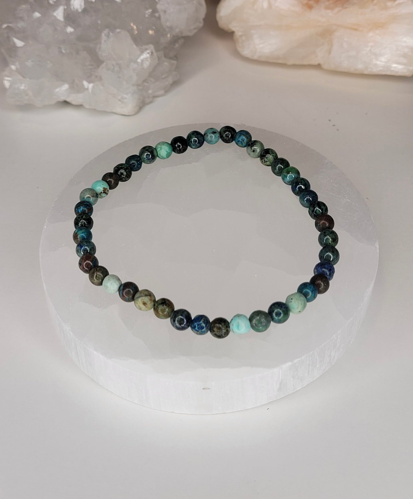 Chrysocolla Crystal Bracelet