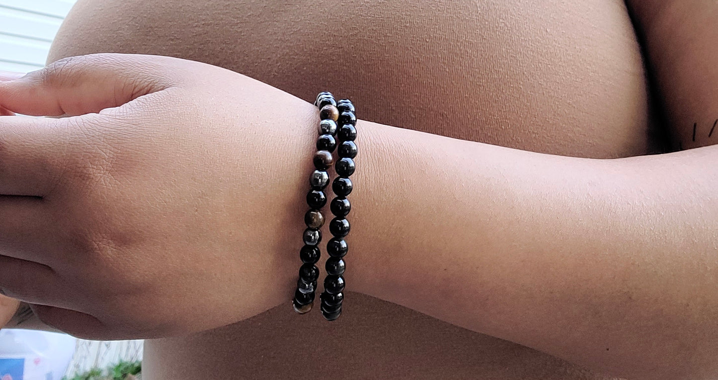 Rainbow Obsidian Crystal Bracelet