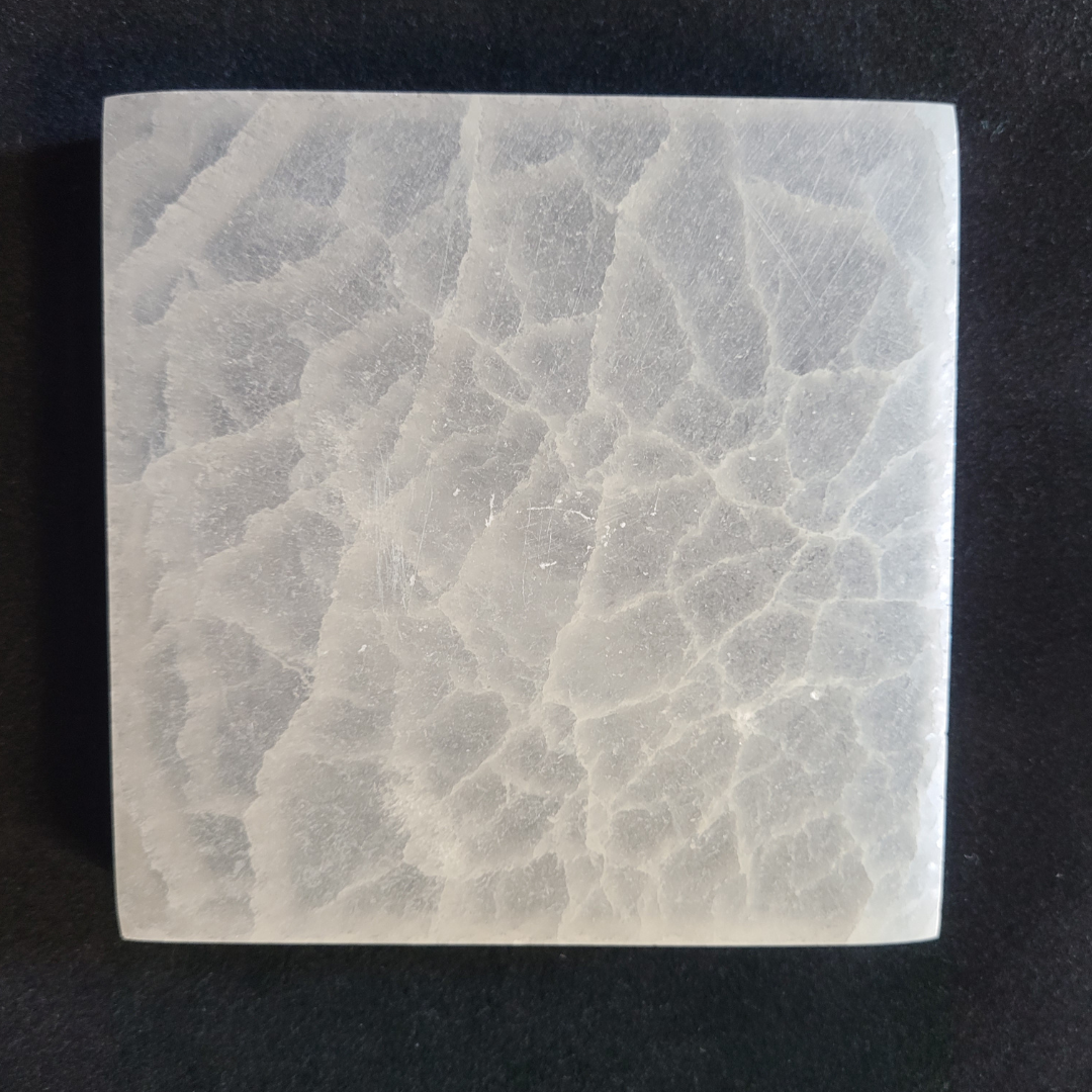 Selenite Square Charging Plate