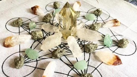 Crystal Grids for Prosperity: A Guide to Using Pyrite