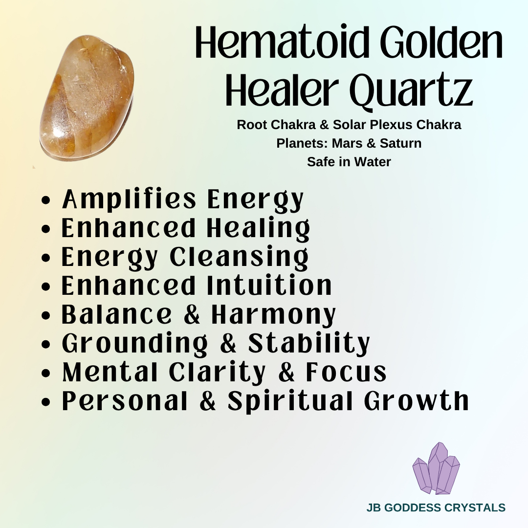 Hematoid Golden Healer Quartz