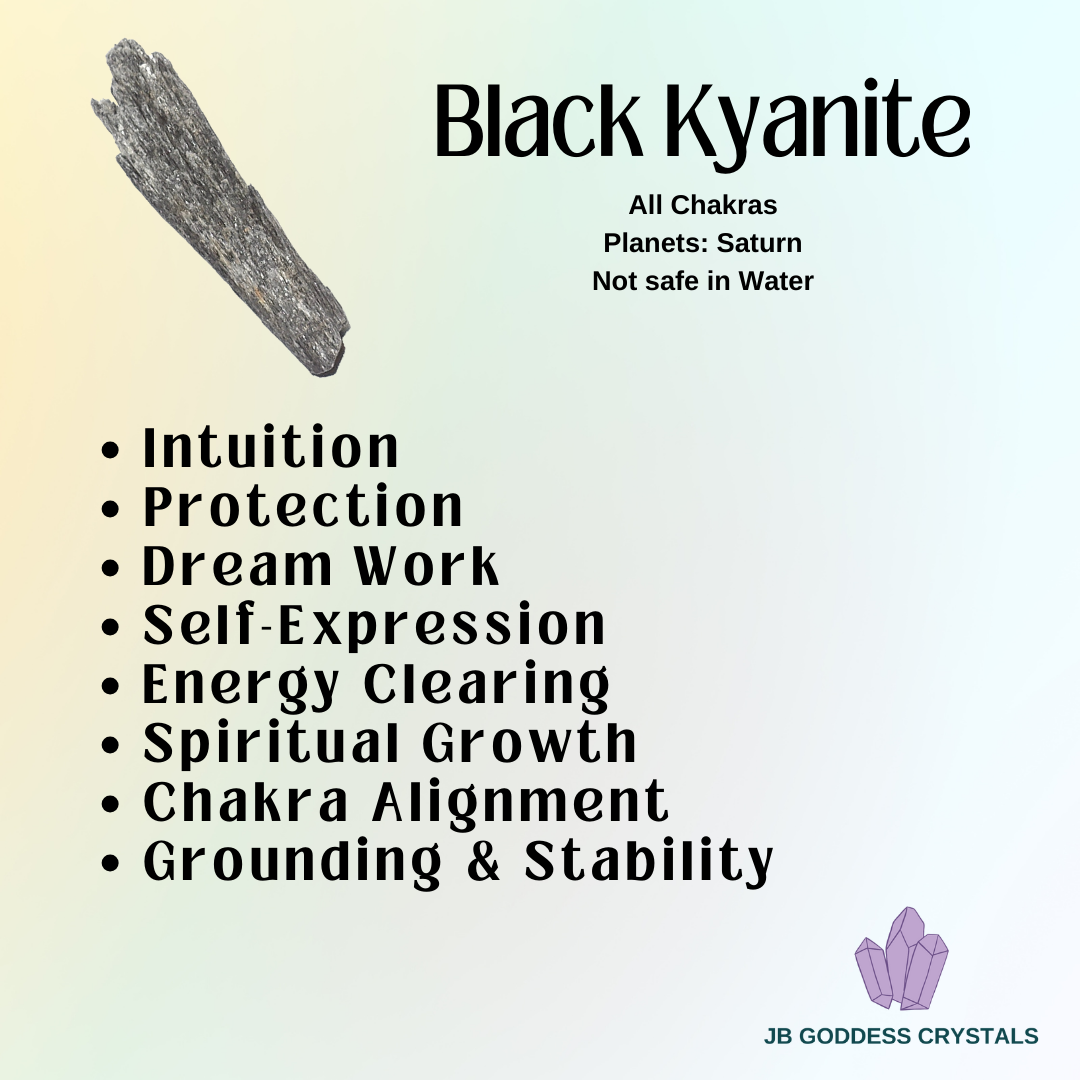 Black Kyanite Rough