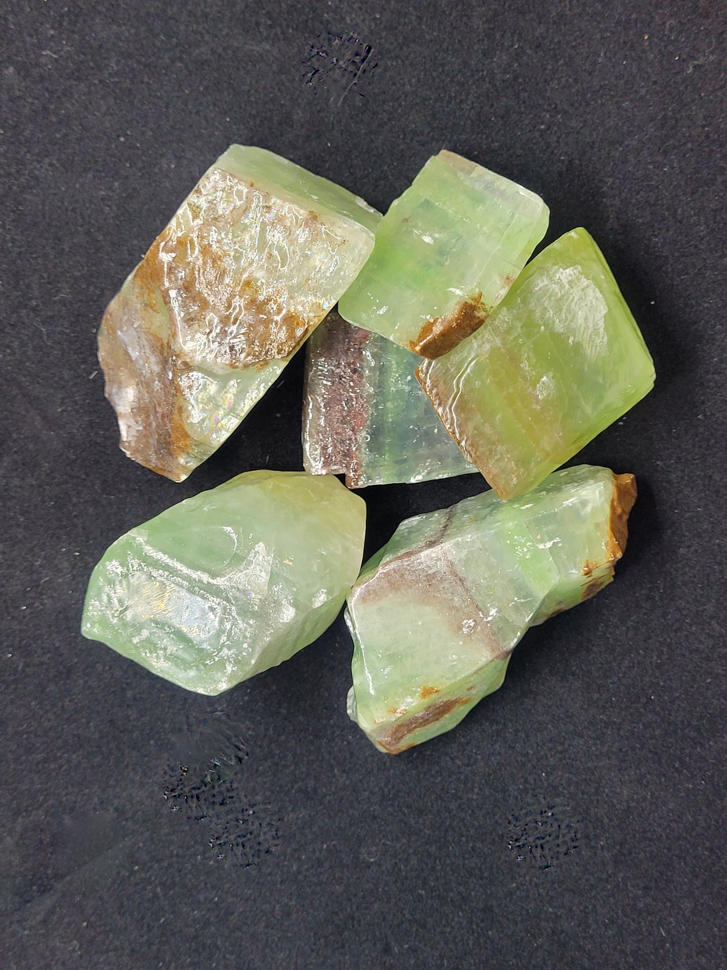 Rough Green Calcite